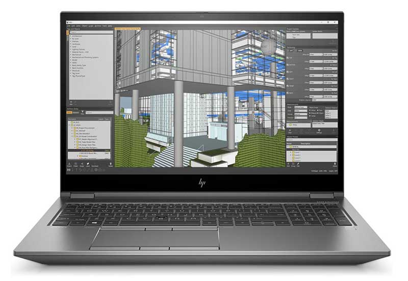 HP ZBook Fury 15 G7 Mobile Workstation - i7-10850H - 32GB - 512GB SSD - Nvidia Quadro T1000 4GB - Win 11 Pro