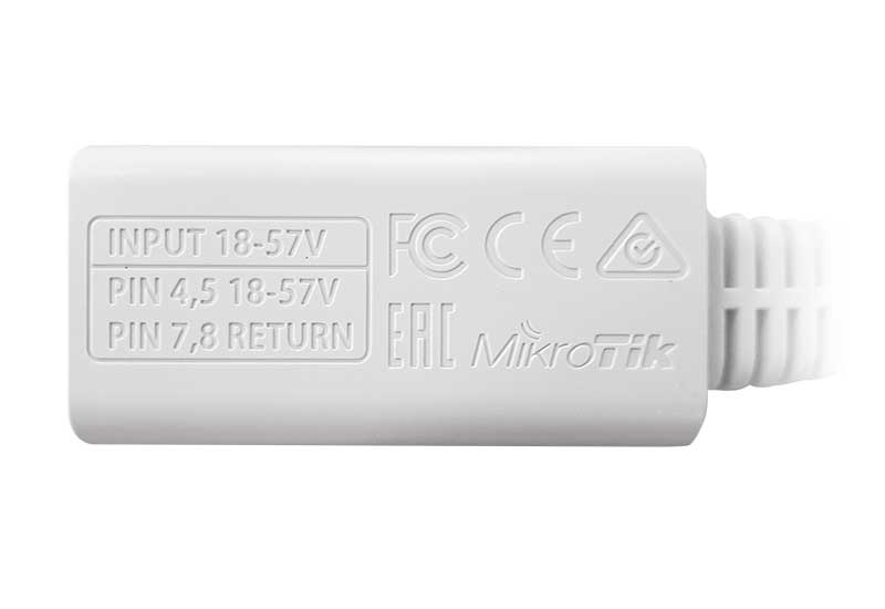 MikroTik RBGPOE gigabit PoE injector