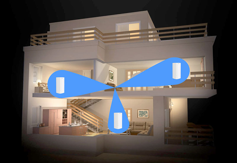 Tenda EX12 3-Pack Mesh Dual-band (2.4 GHz/5 GHz) Wi-Fi 6E (802.11ax)